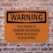 Signmission This Door To Remain Unlocked When Building, 14 in W x Rectangle, Plastic OS-2PACK-WS-P-1014-L-12426 - alternate 3